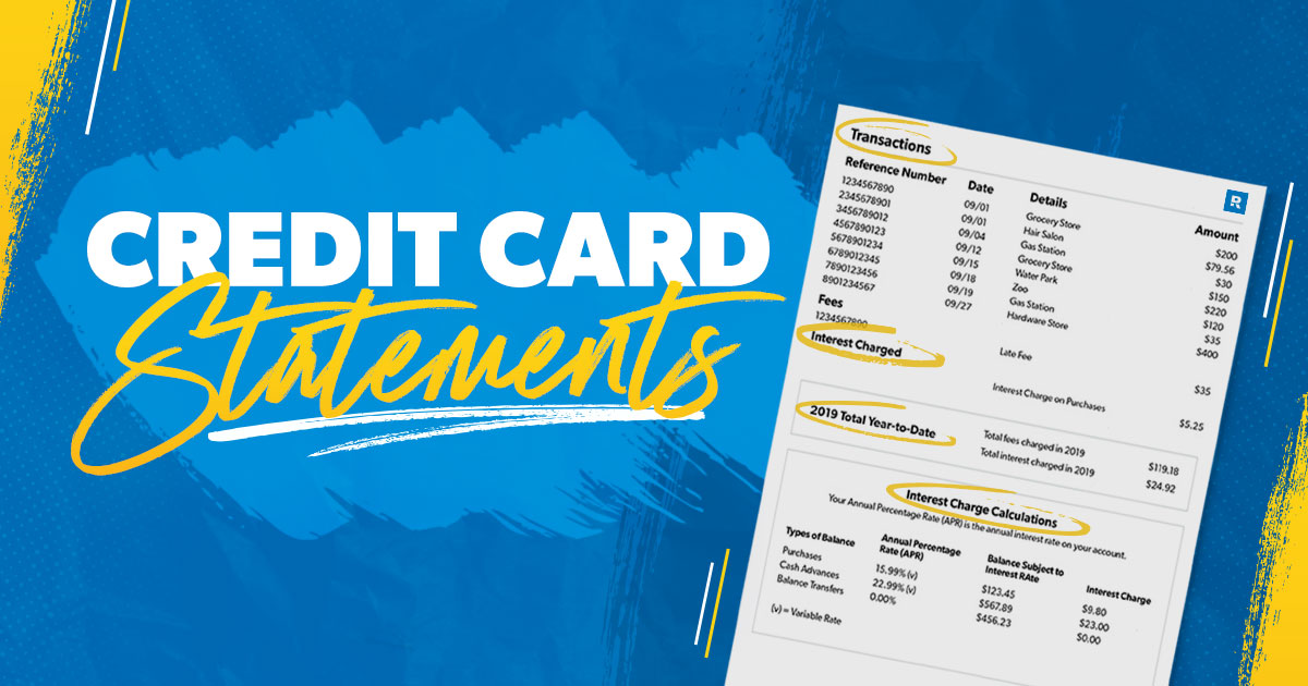 Credit Card Statements