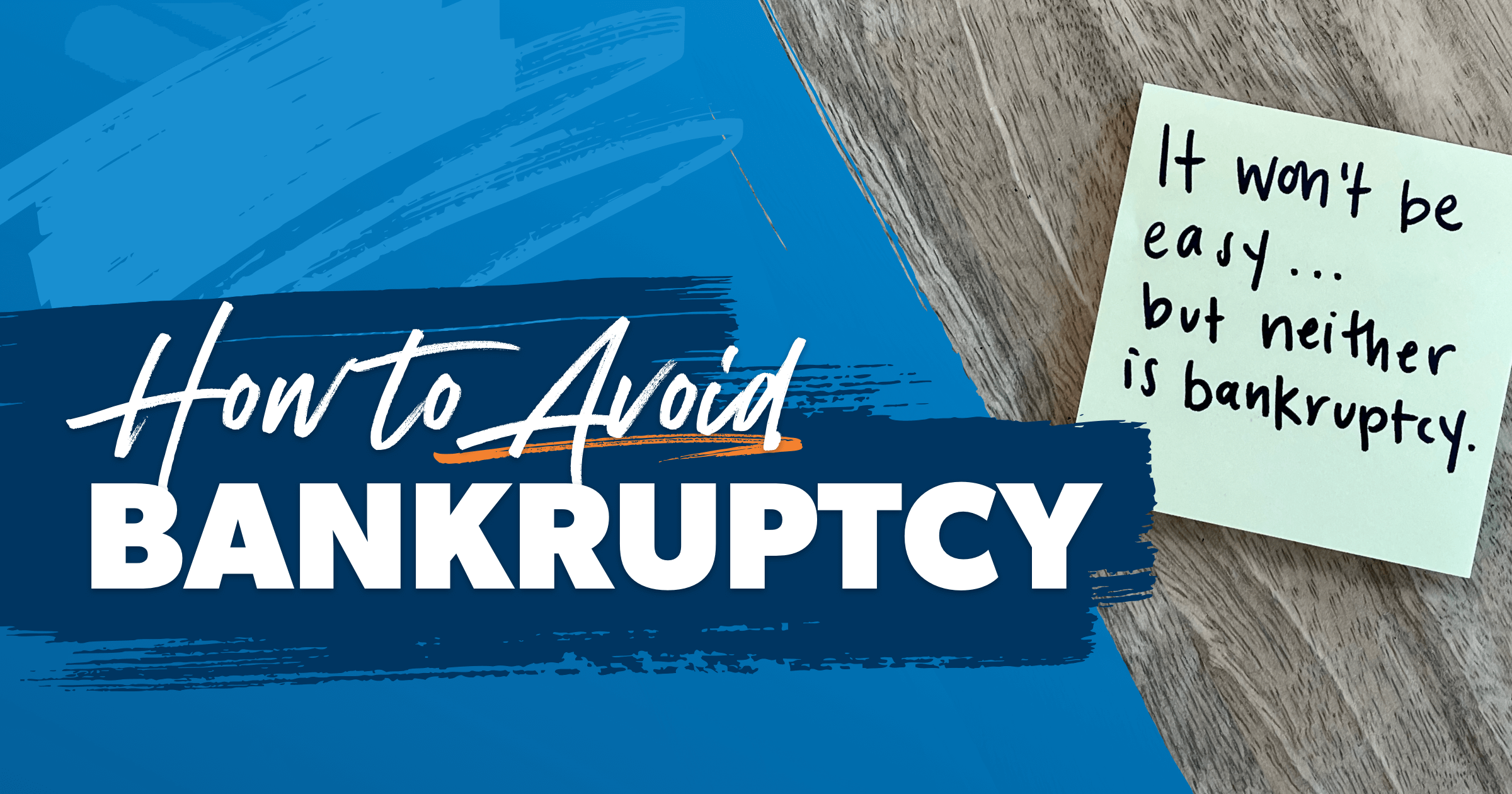 How to Avoid Bankruptcy