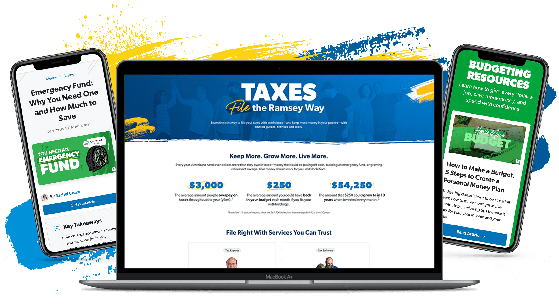 An image of additional money resources and articles