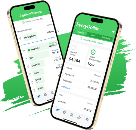 EveryDollar app on a phone